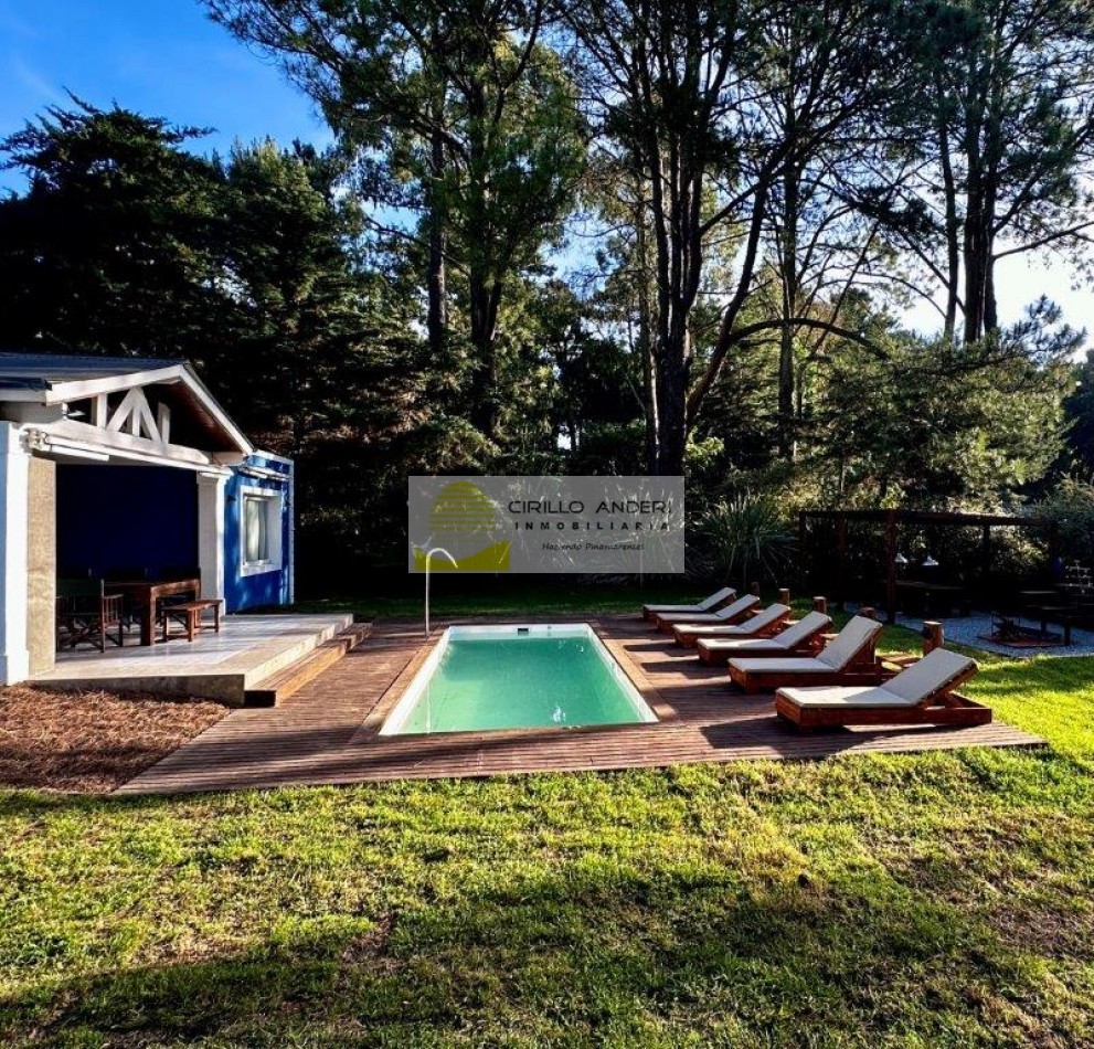 VERANO 2026!!!!!CASA EN CARILO PALOMA 99 (SOLO A GRUPO FAMILIAR)