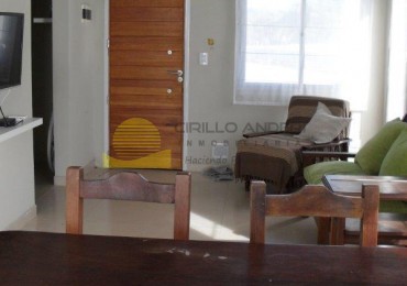 DEPARTAMENTO EN VENTA EN PINAMAR ZONA SUR TRES AMBIENTES CON GAS NATURAL LOSA RADIANTE .