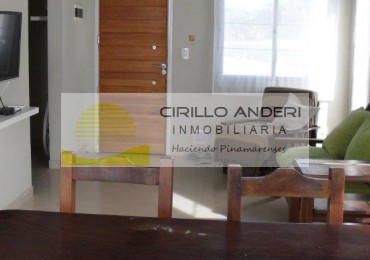 DEPARTAMENTO EN VENTA EN PINAMAR ZONA SUR TRES AMBIENTES CON GAS NATURAL LOSA RADIANTE .